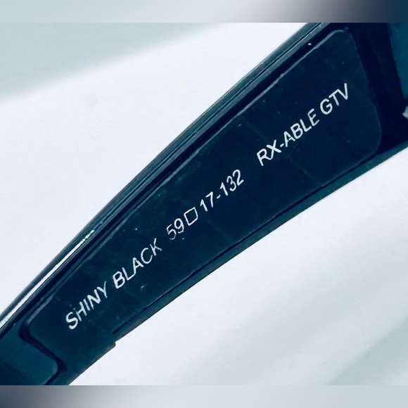 Veza Black Oval Sunglasses Frames Only - Picture 8 of 8